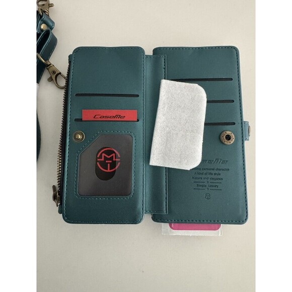 Crossbody Wallet Case Compatible with RFID Blocking 7-Card iPhone 13 Great Gift - Picture 12 of 15